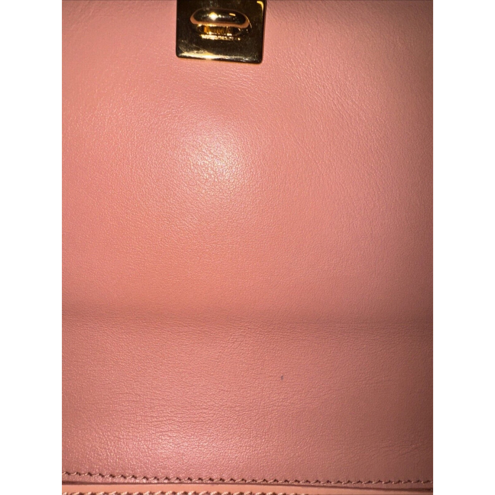 Auth Salvatore Ferragamo Handbag Shoulder Bag Pink Patent Leather - Picture 13 of 16